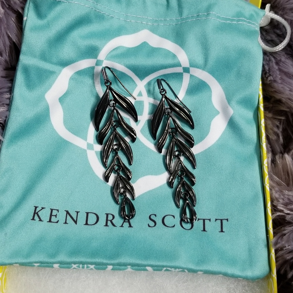 Kendra Scott Gunmetal Proto Earrings